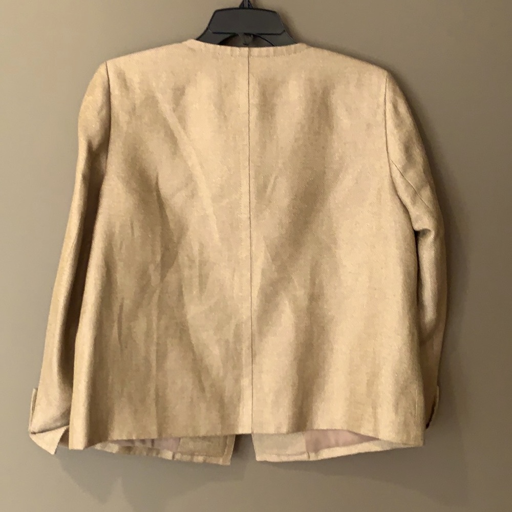 Gold threaded Talbots jacket - Picture 3 of 4